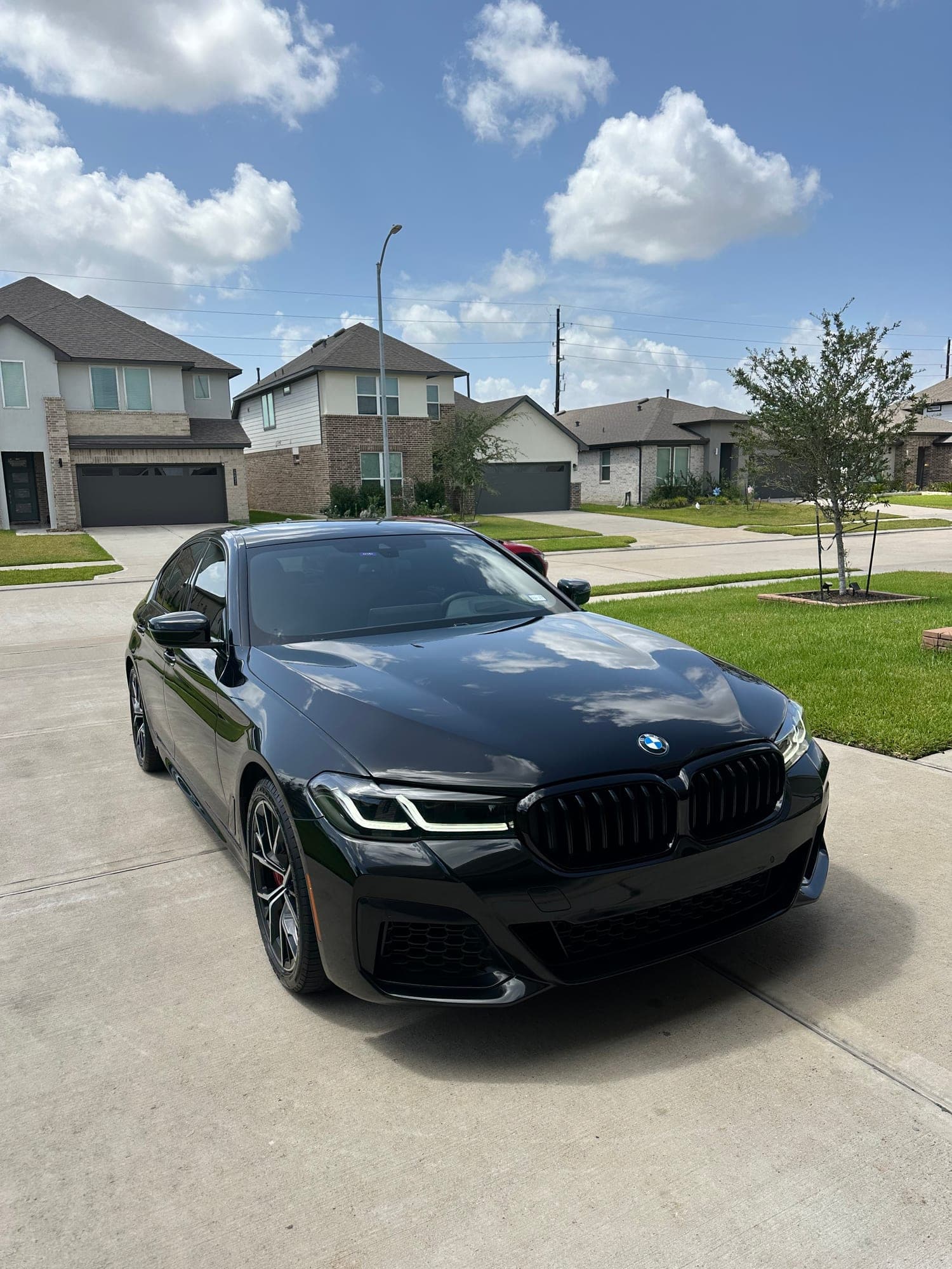 Ceramic coating on a BMW 540i M Sport in Katy TX | Fresh Path Mobile Detailing