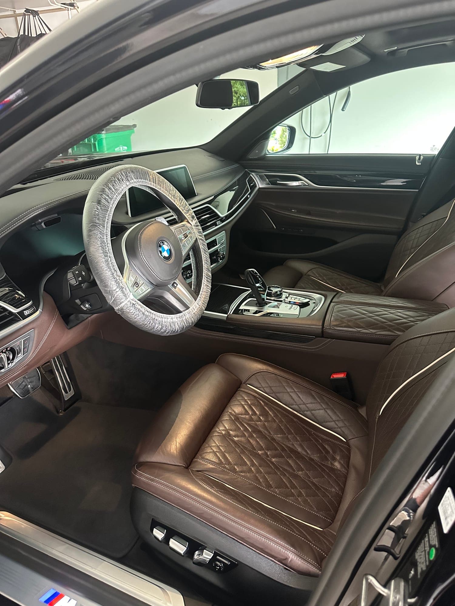 Interior detailing on a BMW M Sport sedan in Richmond TX | Fresh Path Mobile Detailing