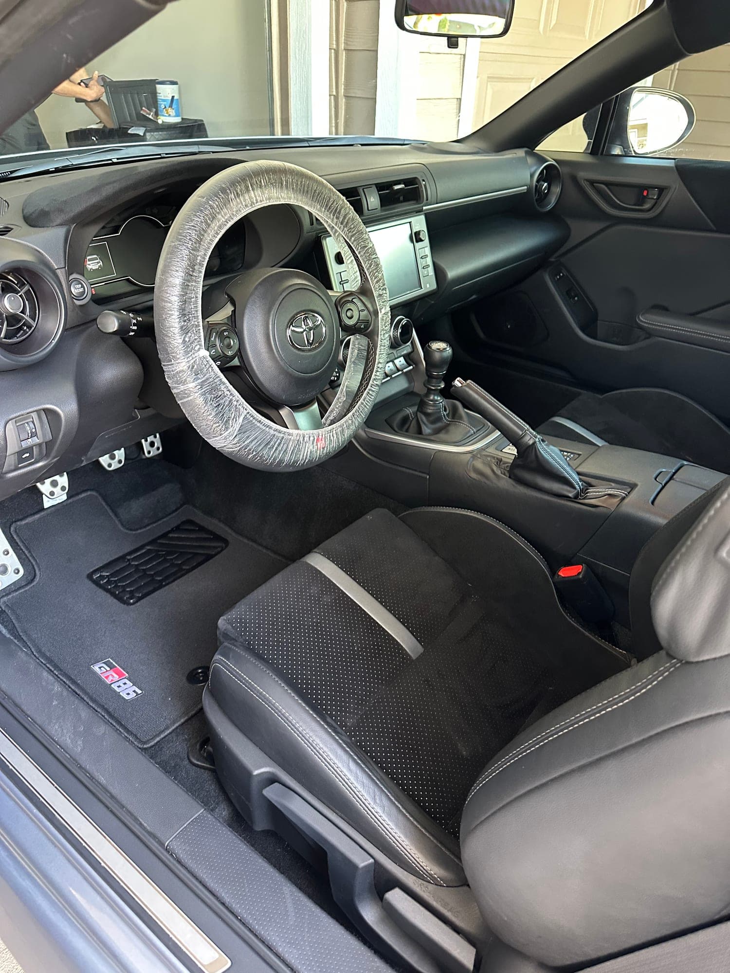 Interior detailing on a Toyota GR86 in Richmond TX | Fresh Path Mobile Detailing
