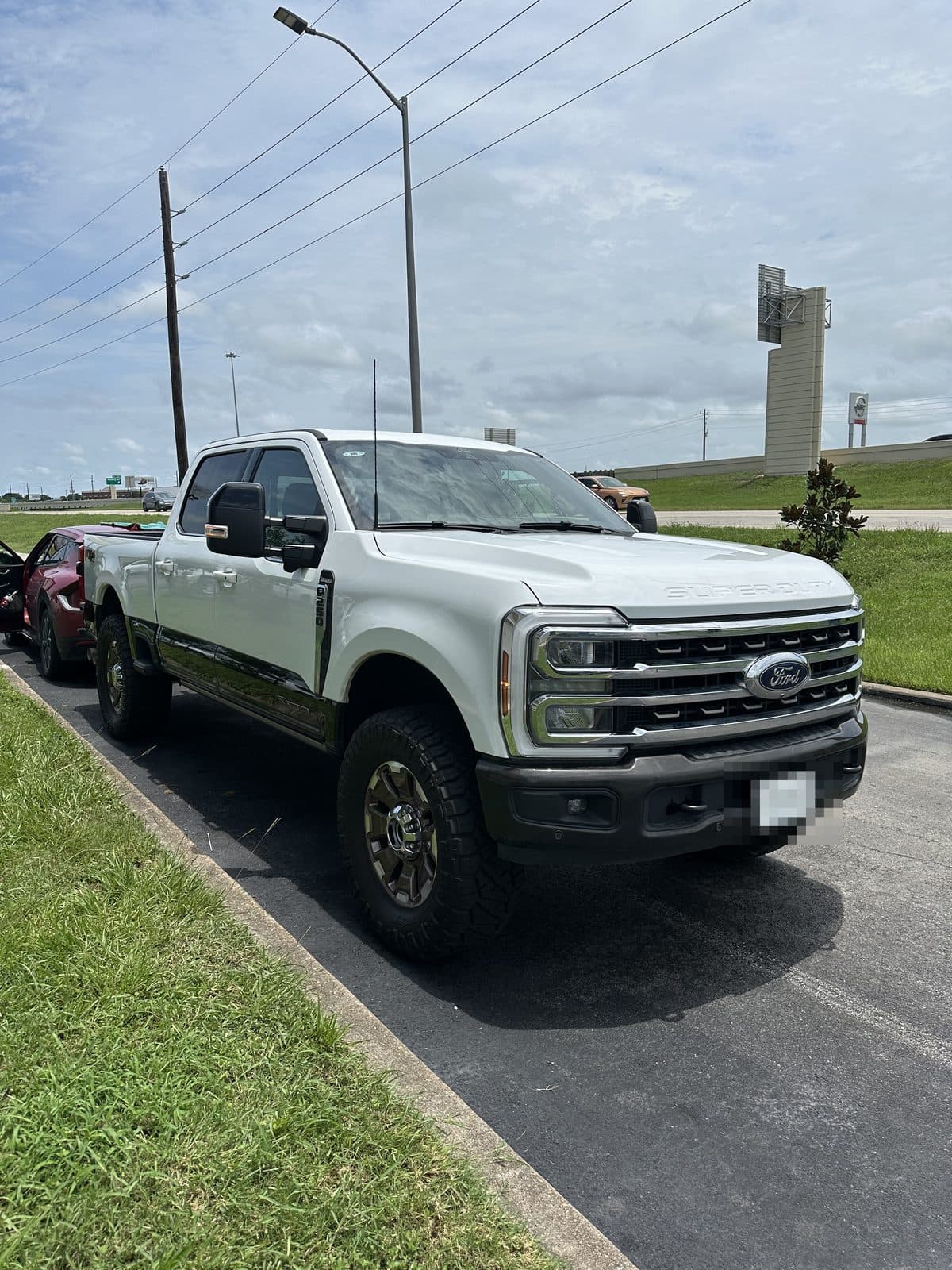Work truck detailing on a Ford Super Duty in Rosenberg TX | Fresh Path Mobile Detailing