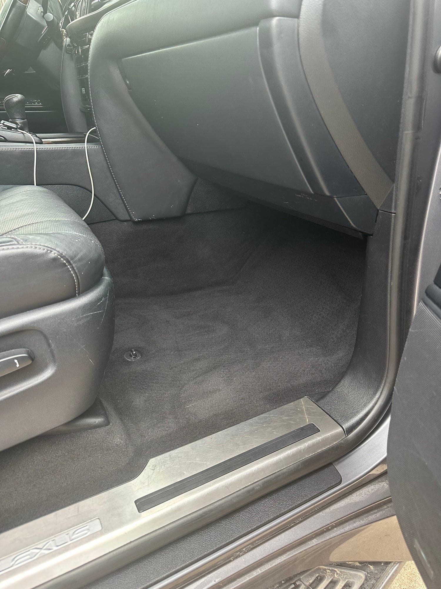 Interior detailing on a Lexus LX 570 in Houston TX | Fresh Path Mobile Detailing