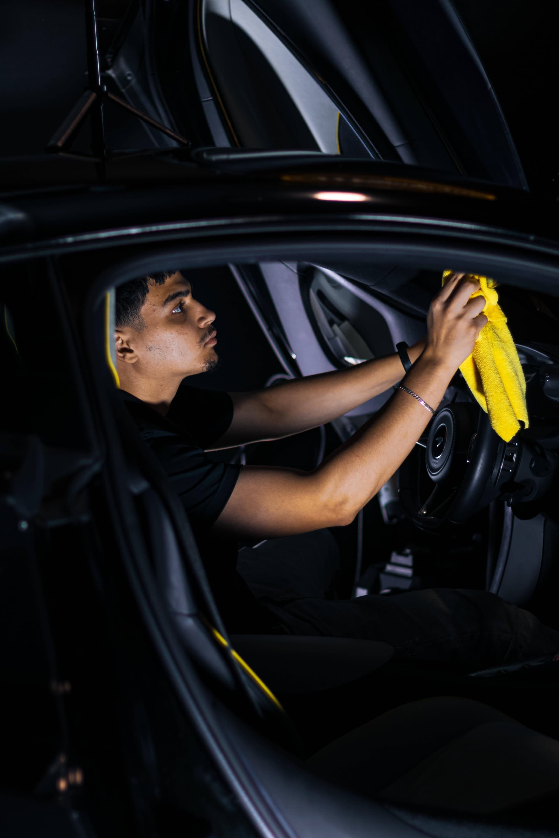 Full detail service on a premium vehicle in Sugar Land TX